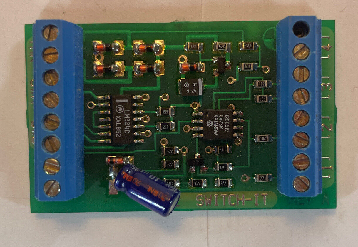 NCE Switch-It Rev A Accessory Decoder for Stall (Tortoise Type) Switch Machines