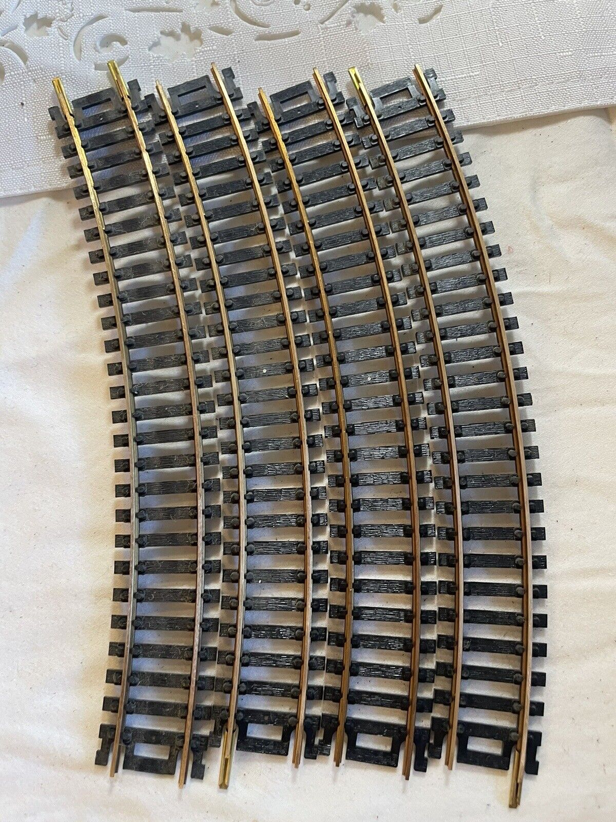 Atlas HO 15R Curved Snap Brass Track 4 Piece LOT