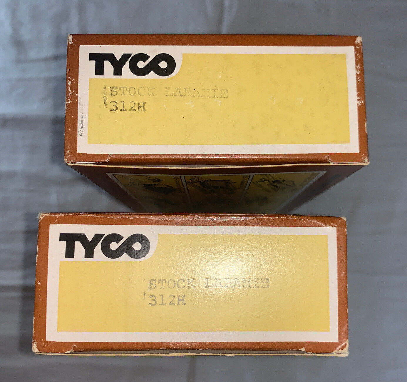 🚂 Set of 2 HO Scale TYCO 312H LNP&W Laramie Stock Cars #53412 Brand New in OB!!