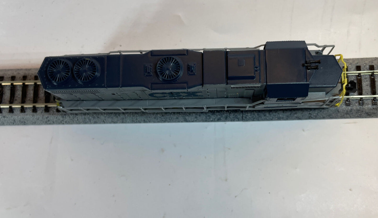 N Scale Life-Like 7842 GP38 Diesel Locomotive Train CSX #6638 Serviced! Tested!