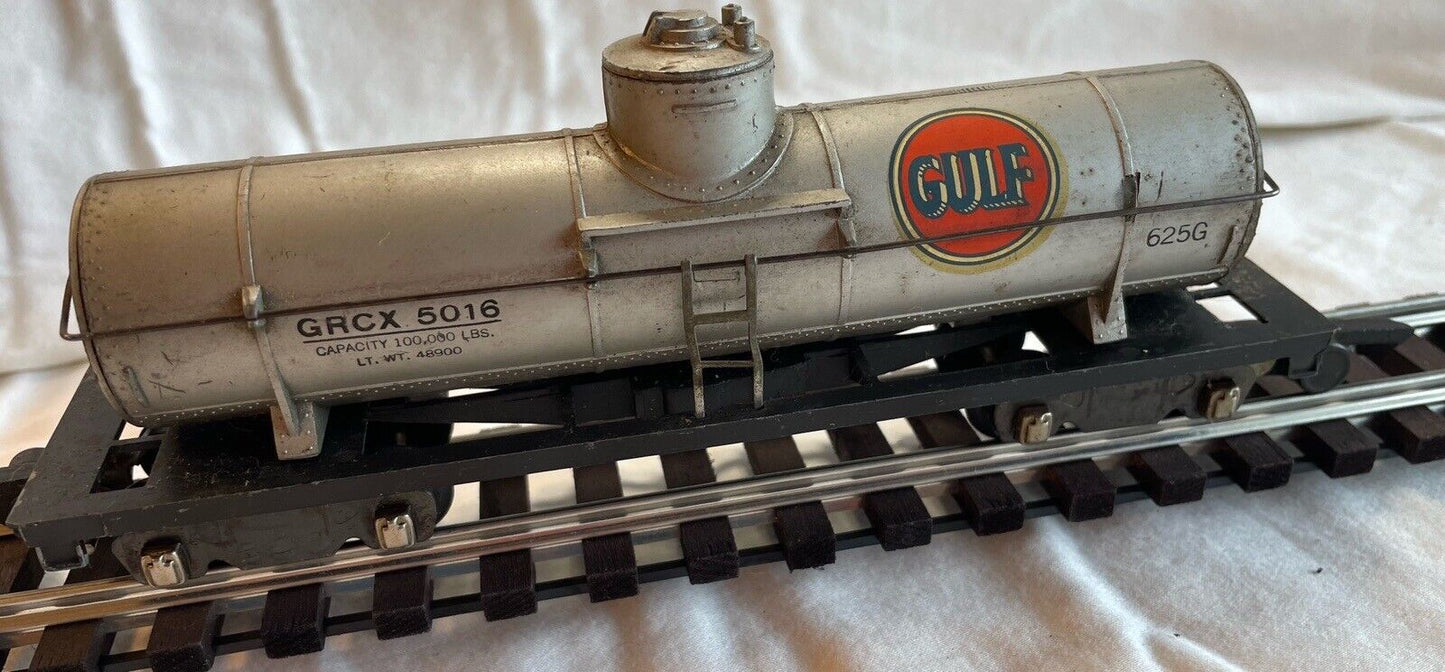 S Gauge American Flyer 5016 Gulf Single Dome Tank Car LC Serviced/Tested! C-6