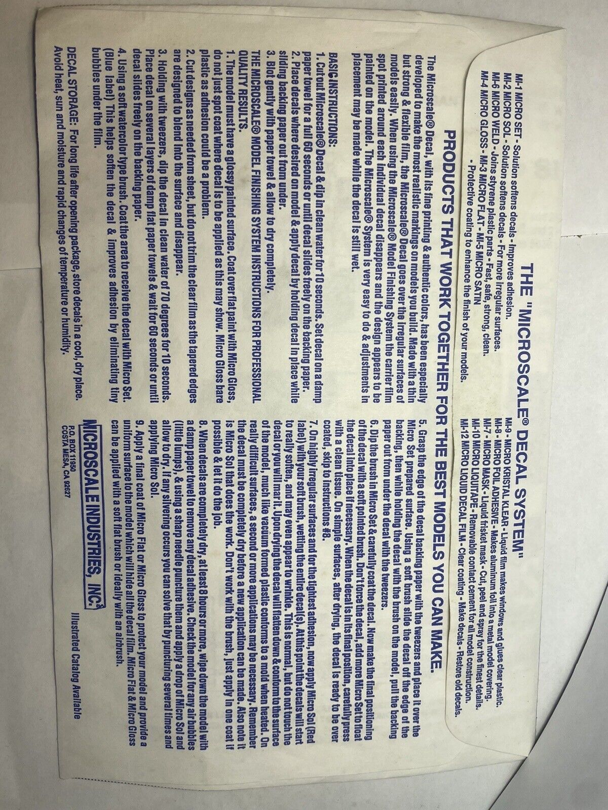 HO Scale Microscale 87-619 Sata Fe Locos w/ EMD Style Lettering & 12"x20"