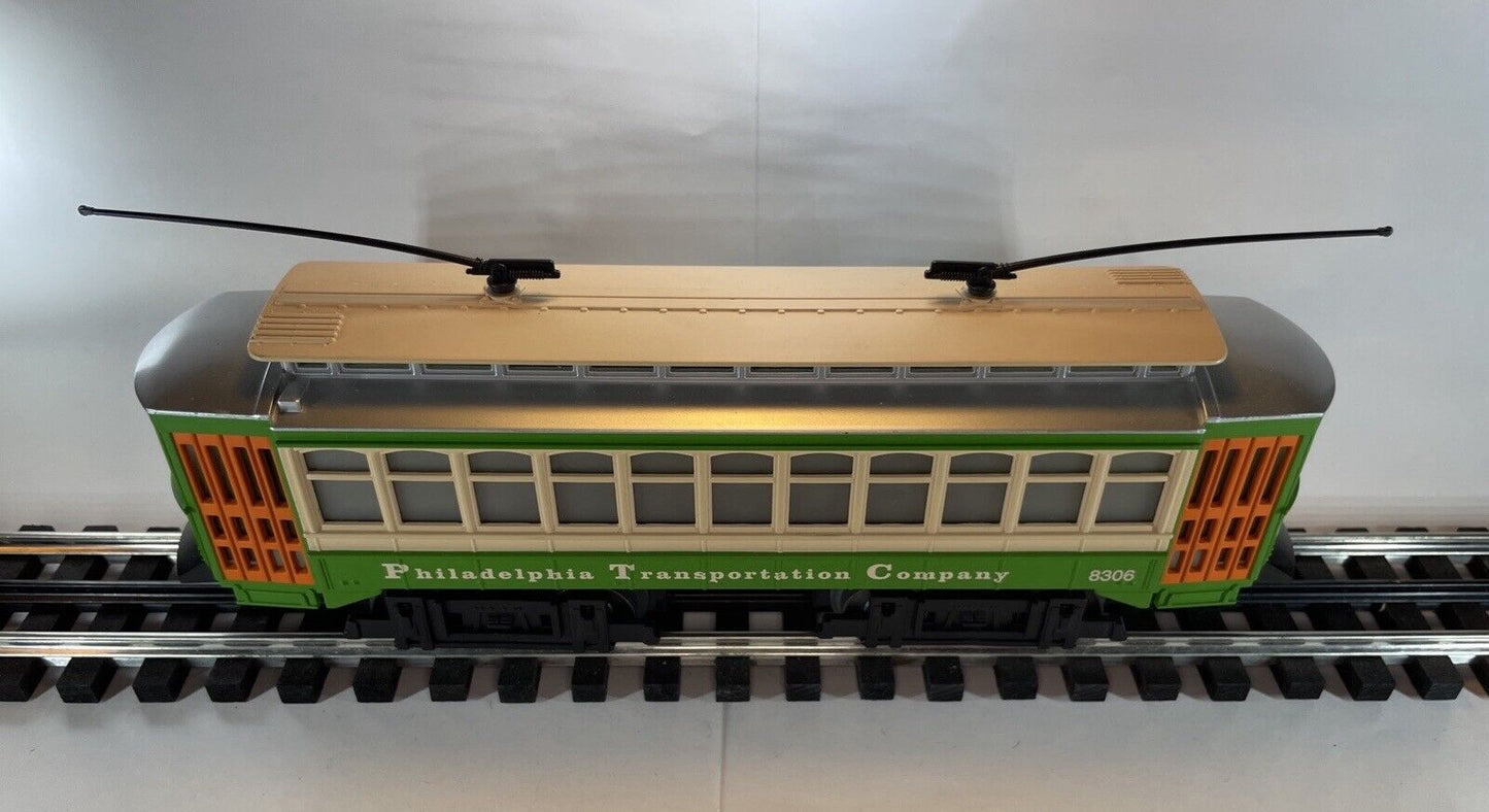 Industrial Rail O Ga Trolley PTC Philadelphia Transportation Co Bump n Go TESTED