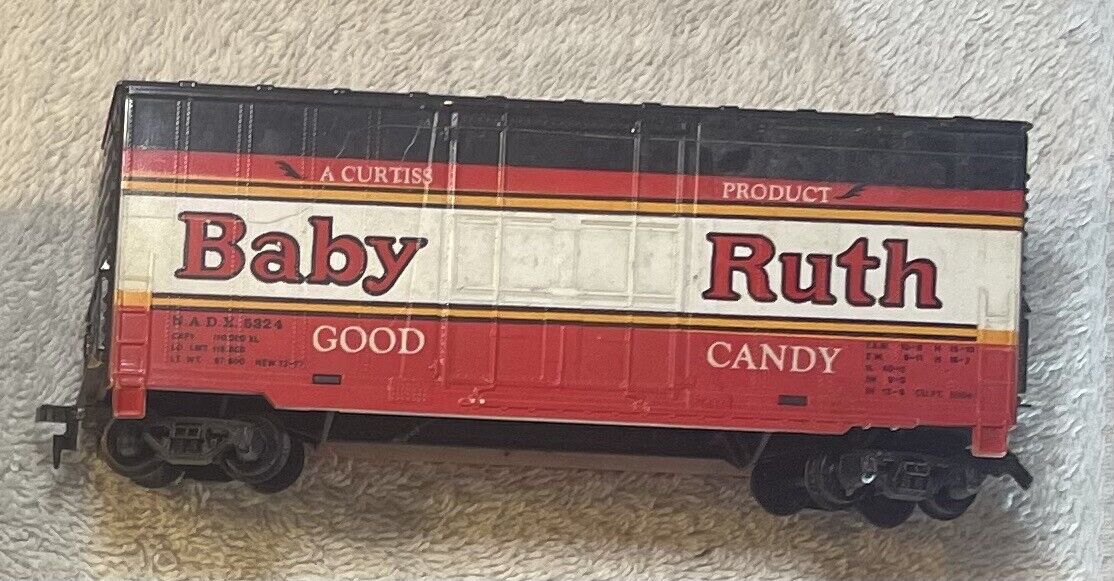 HO Scale TYCO 5432 Baby Ruth Box Car. TESTED! C-6 Good Condition