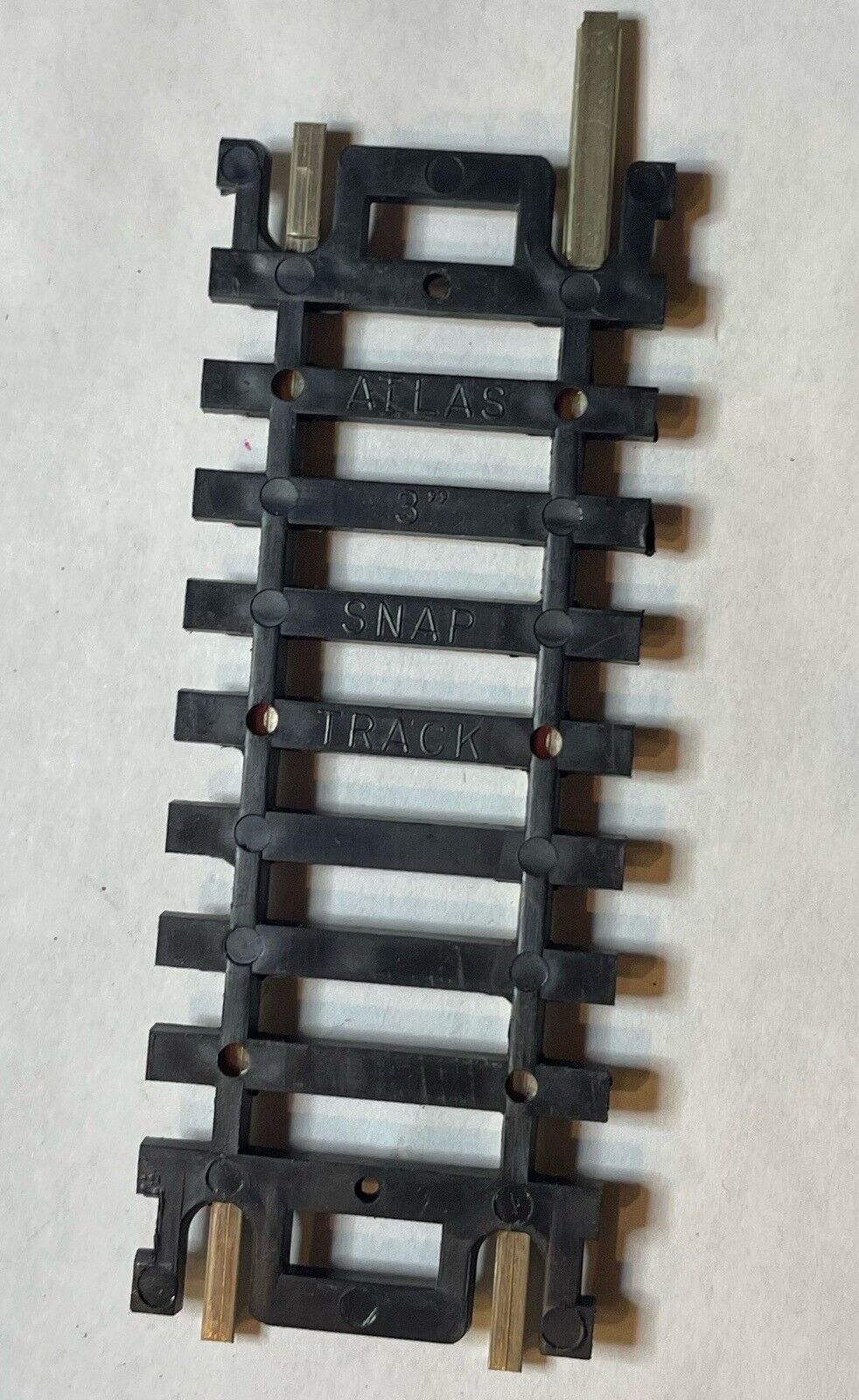 HO Scale Atlas 3" Straight Nickel Silver Snap Track (Sold by the piece) C-6 VG