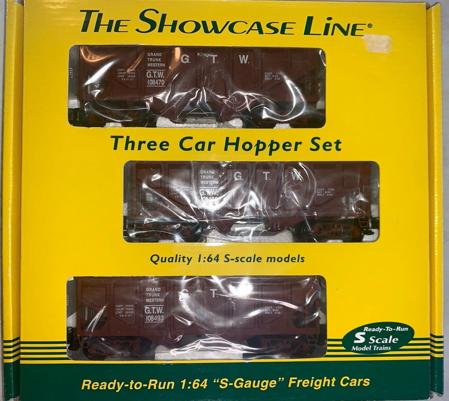 π S Gauge S-Helper Service #01049 pan Hb GTW 3 Car Set #1 C-10 Brand New in OB!