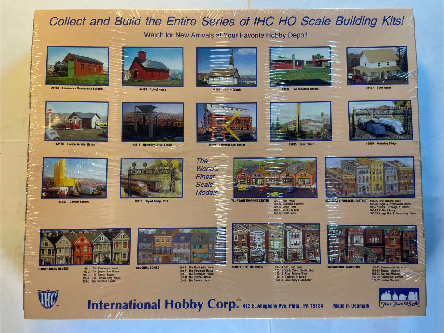 🚂 HO Scale IHC 3505 Freight Station w/ Loading Platform Brand New/Sealed In OB!