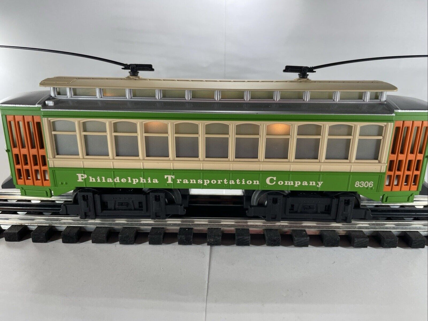 Industrial Rail O Ga Trolley PTC Philadelphia Transportation Co Bump n Go TESTED