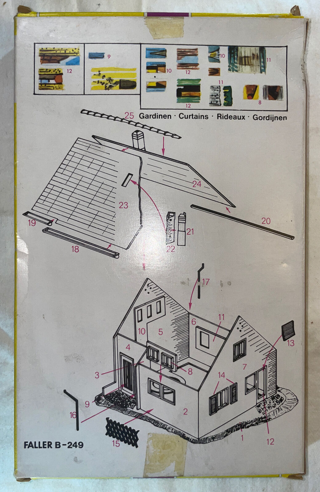 🚂 HO Scale Faller B-249 Suburban Chalet. New In Original Box!!