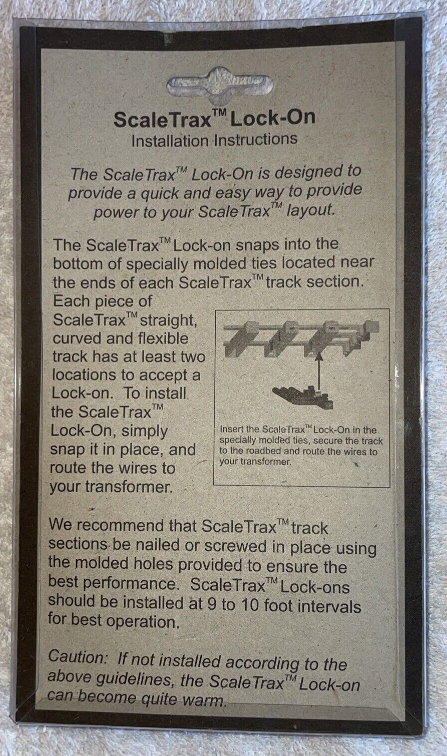 BRAND NEW MTH # 45-1033 SCALE TRAX LOCK ON O GAUGE