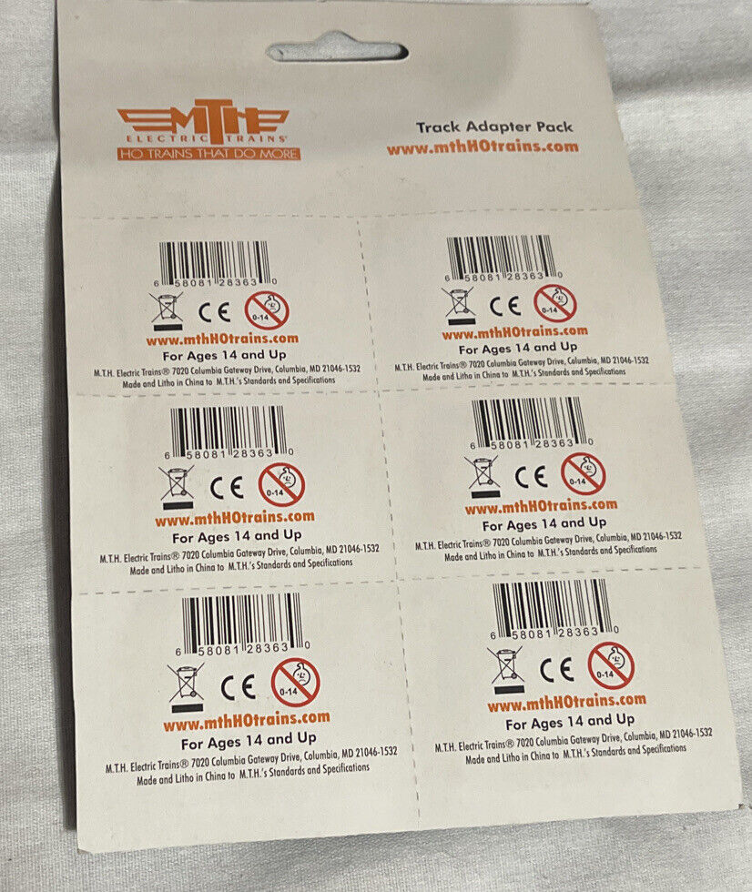 Real Trax HO Track Adapter Pack NEW