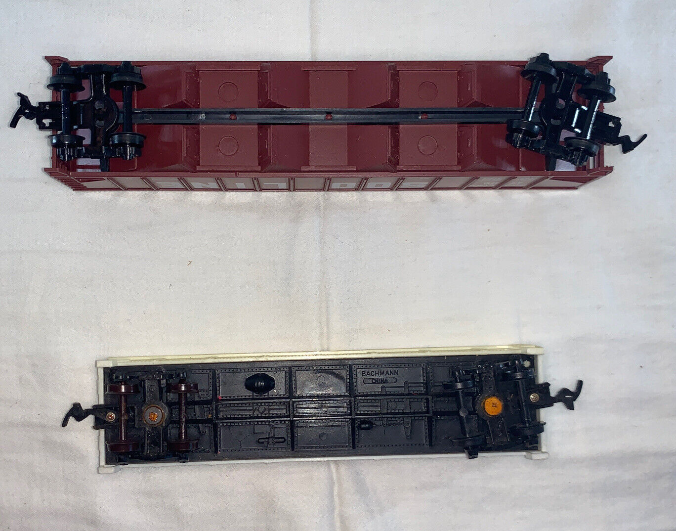 🚂 Set of 2 HO Scale SOO LINE Cars. 1 BNIB Mehano Hopper & 1 C6 Bachmann Gondola