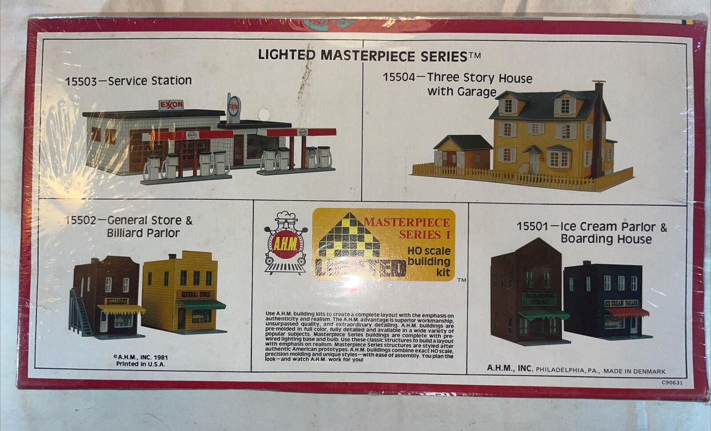 🚂 HO Scale AHM 15502 General Store & Billard Parlor. NIB / Sealed! C-10!