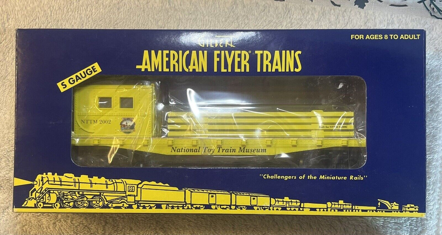 American Flyer 6-48247 Caboose #2002 6-48254 Wreck Crane #2004