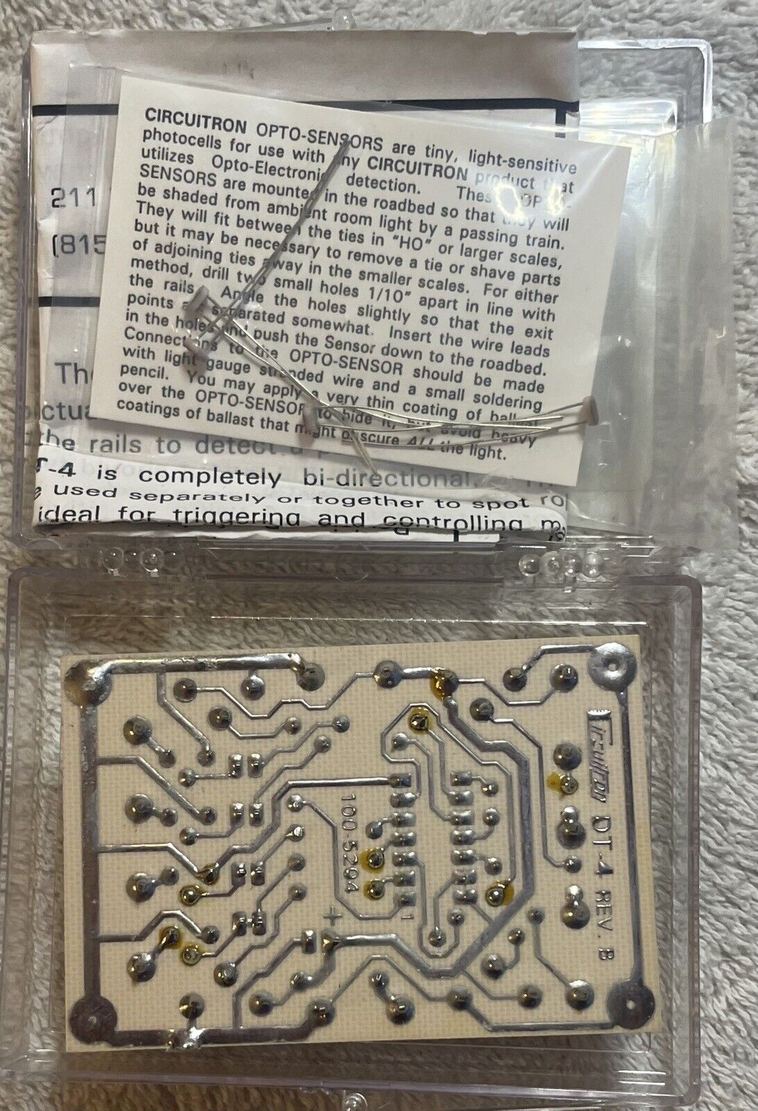 Circuitron DT-4 Qud-Optical Detector 800-5204 C-10 Brand New