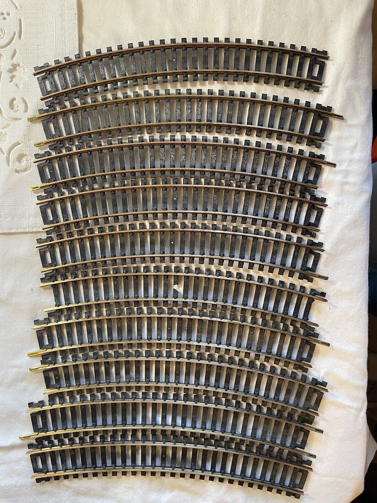 Atlas HO 15R Curved Snap Brass Track 10 piece LOT