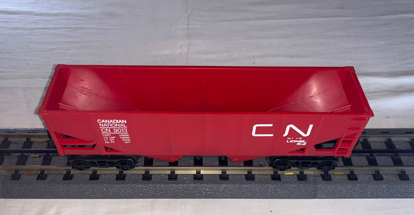 🚂 Lionel 9013 Canadian National Hopper, Red. C-7 Excellent Condition! Tested!