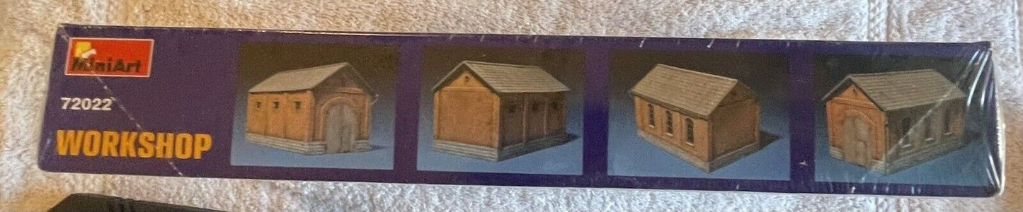 HO Scale MiniArt 72022 Workshop. Sealed / Brand New in Original Box! C-10 MINT