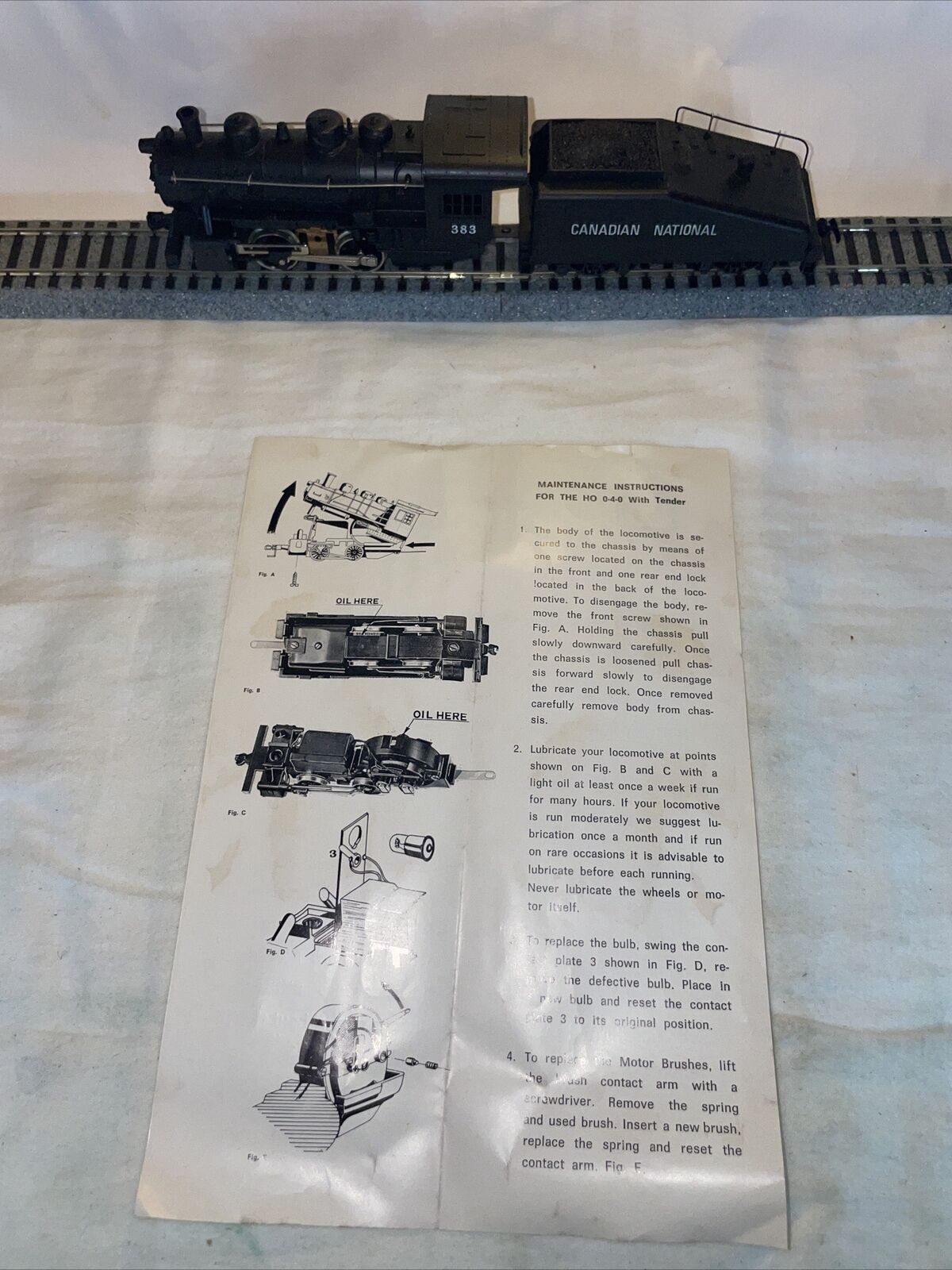 HO Scale AHM 5172D Canadian National  0-4-0 Shifter #383 C-9 Brand New NOS