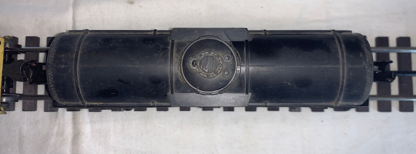 🚂 Lionel 6465 & 6025 Tank Cars. Black & Silver. C-5 Good. Serviced / Tested.