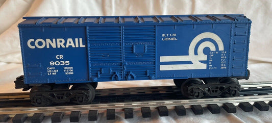🚂 Lionel O Gauge 9035 Conrail Boxcar C-6 Very Good Condition