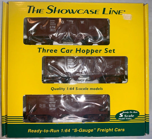🚂 S Gauge S-Helper Service #01049 pan Hb GTW 3 Car Set #1 C-10 Brand New in OB!