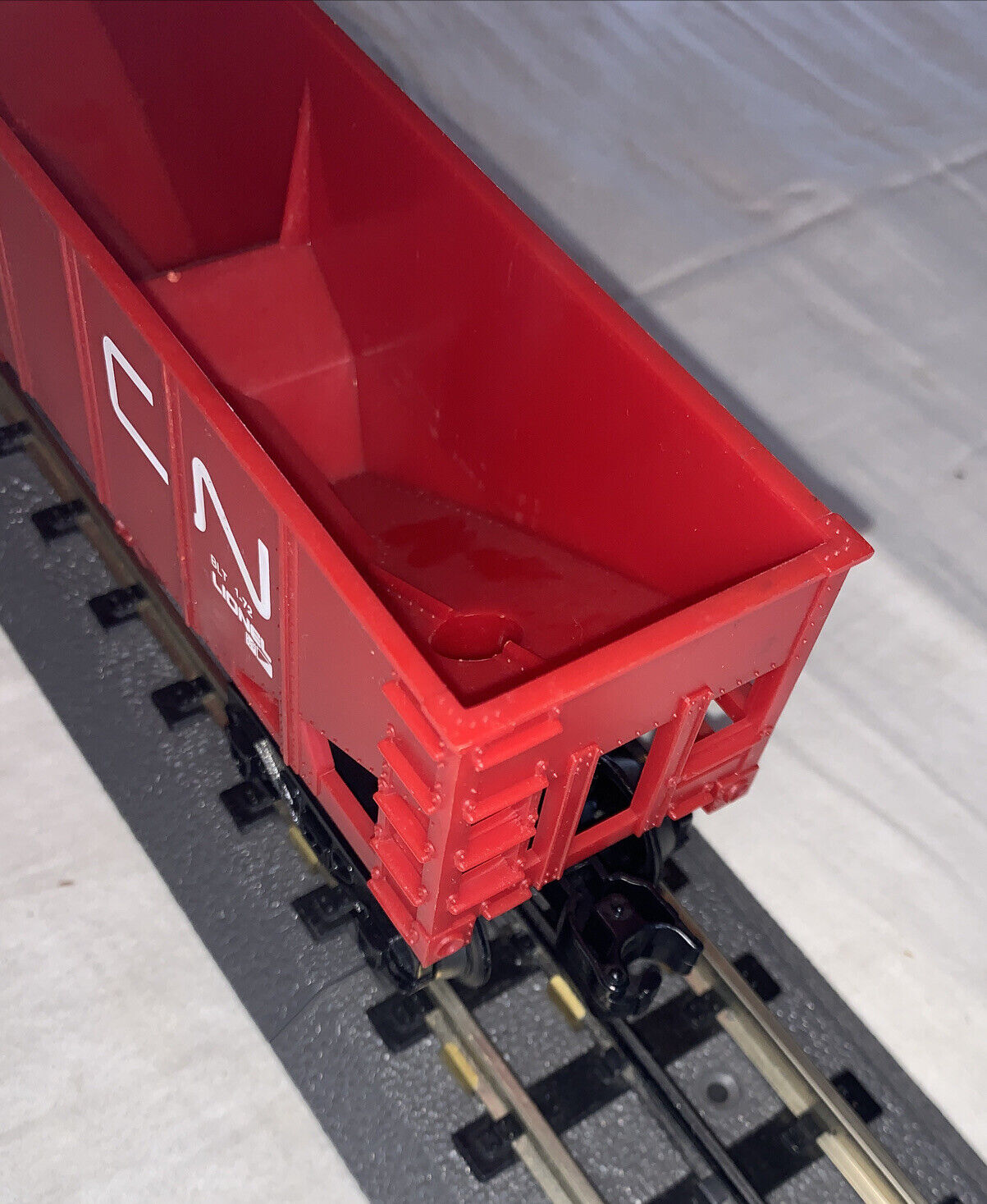 🚂 Lionel 9013 Canadian National Hopper, Red. C-7 Excellent Condition! Tested!