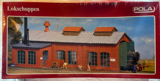 🚂 HO Scale POLA 600 Lockschuppen (Locomotive Shed). Brand New / Sealed In OB!!