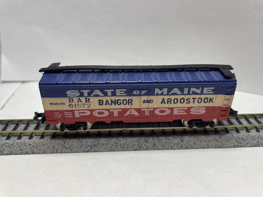 N Scale State of Maine Potatoes Boxcar. C-5 Good Condition