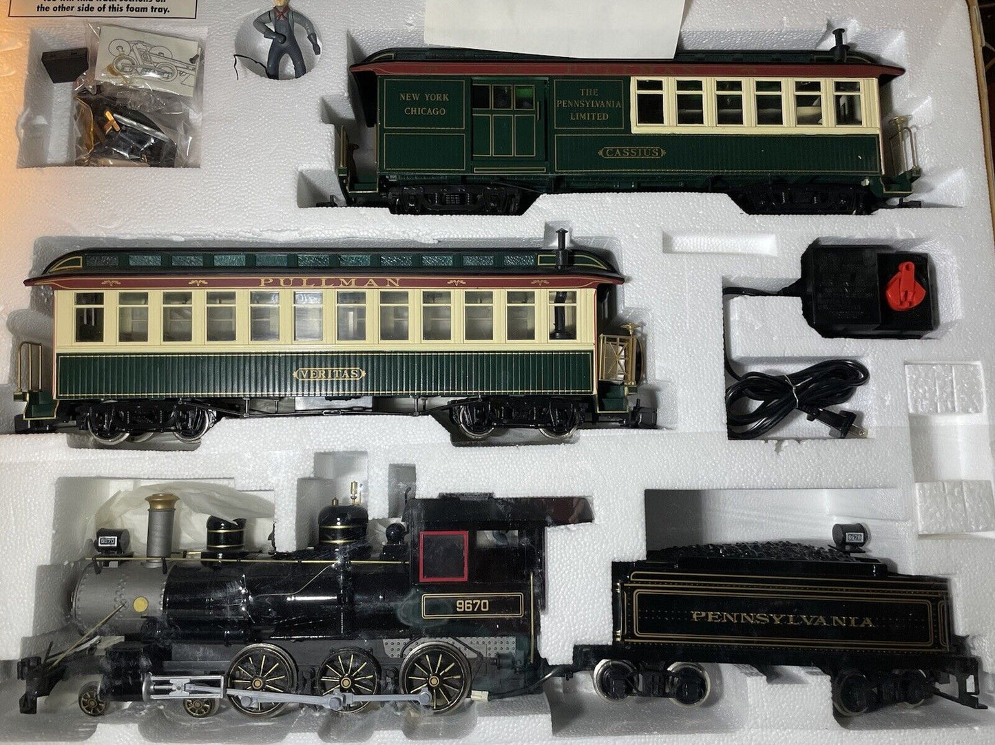G Scale Liberty Bell Limited Bachmann Big Haulers 4-6-0 Steam Knuckle Coupler C7