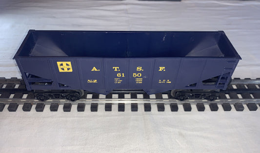 🚂 Lionel 6150 ATSF Santa Fe Hopper, Blue. C-7 Excellent Condition. TESTED!
