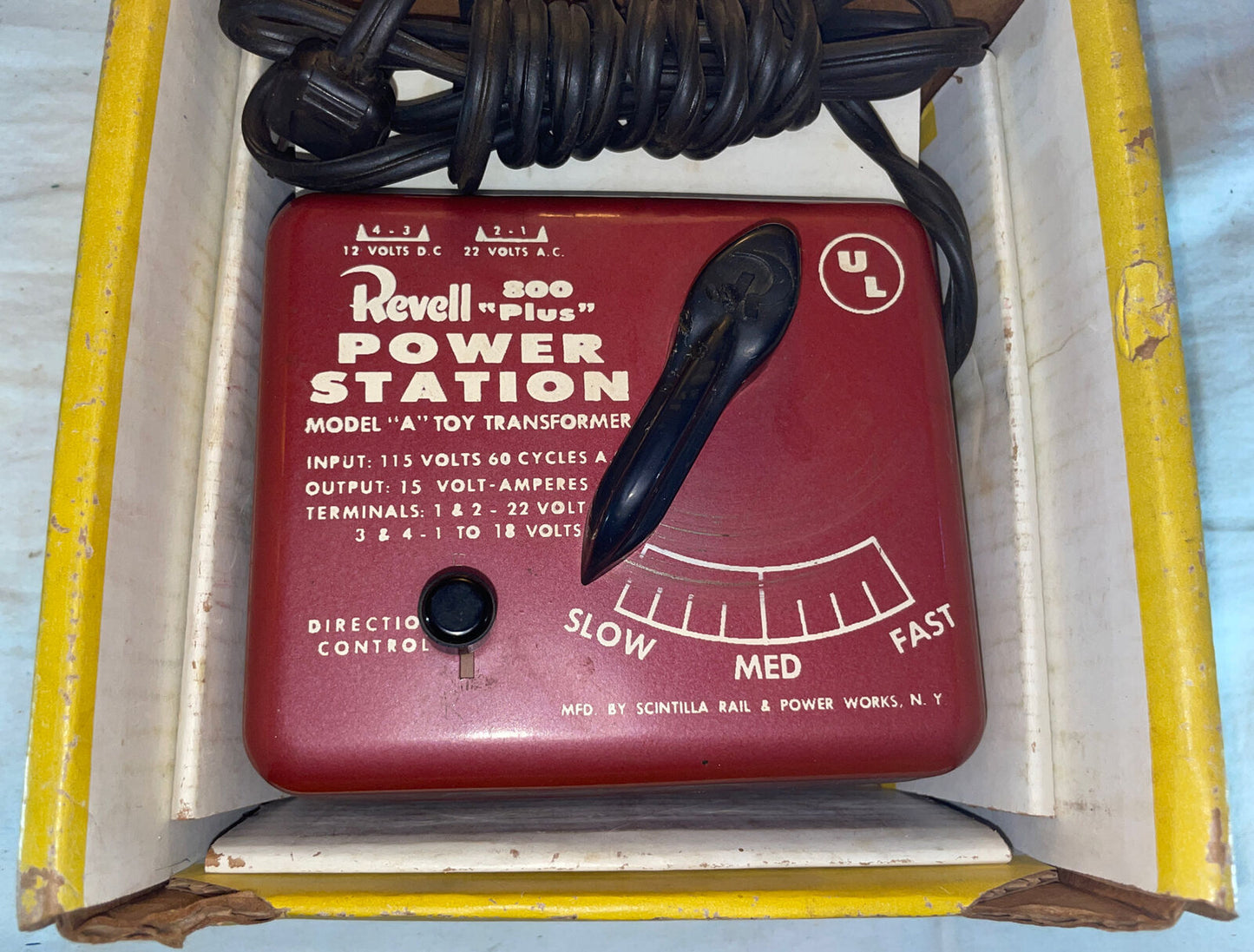 🚂 Revell 800 "Plus" Power Station 15VA HO Transformer in OB TESTED! Works!! C-7