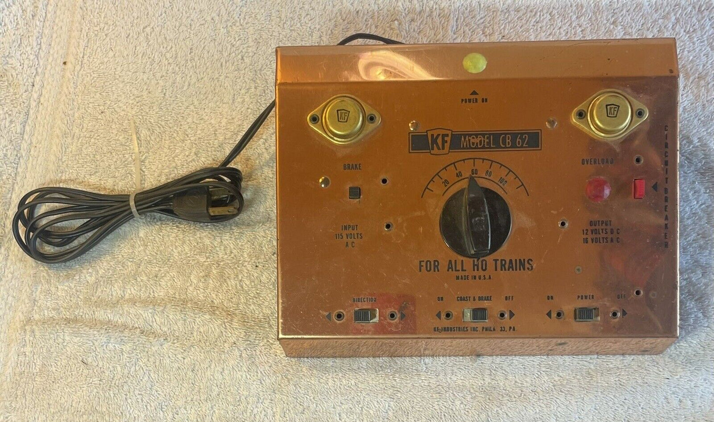 HO Scale KF CB62 Transformer. TESTED!! C-6 Very Good Condition