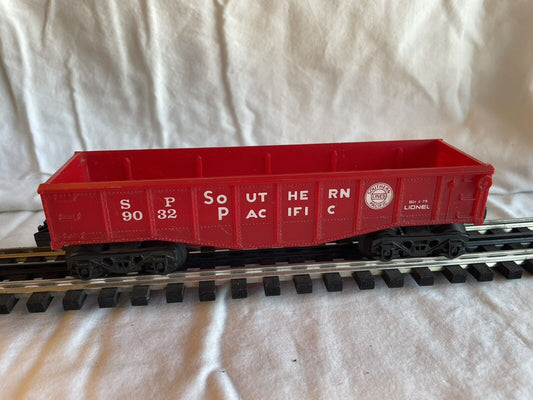 🚂 Lionel O Gauge 9032 SP Southern Pacific Gondola C-6 Very Good Condition