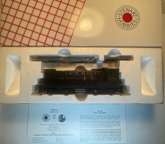 Stewart Hobbies 4902 Baldwin S-12 PRR Pennsylvania Railroad #8787 Brand New OB!!