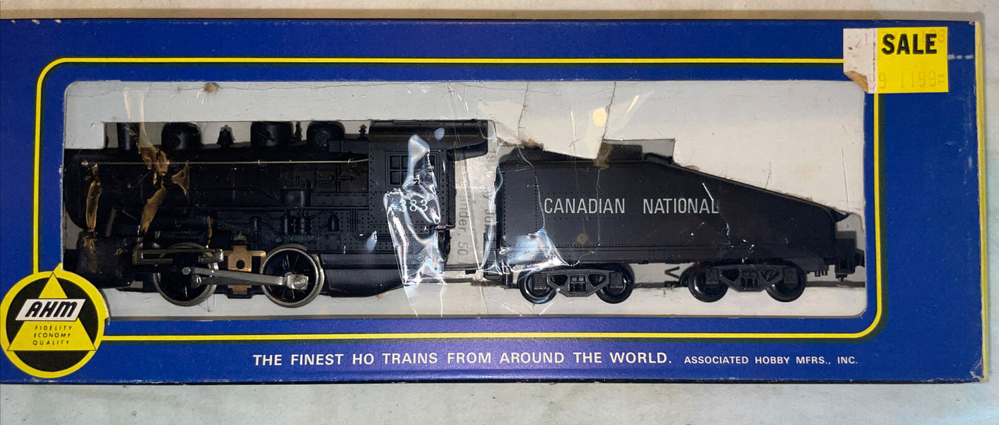 HO Scale AHM 5172D Canadian National  0-4-0 Shifter #383 C-9 Brand New NOS