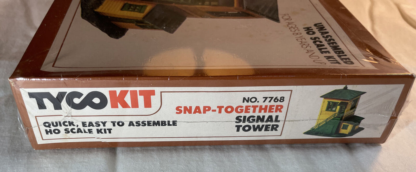🚂 HO Scale Tyco 7768 Snap Together Signal Tower. Brand New / Sealed In OB!!