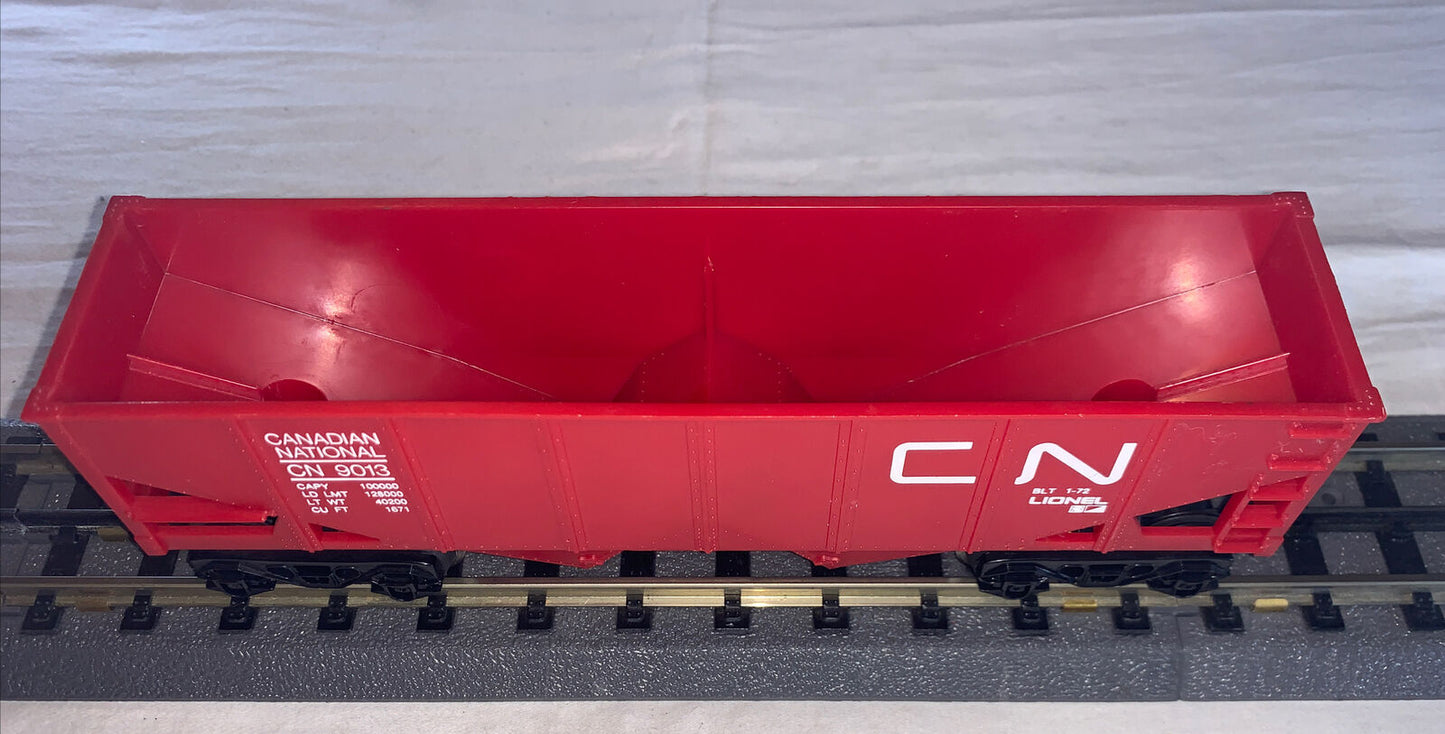 🚂 Lionel 9013 Canadian National Hopper, Red. C-7 Excellent Condition! Tested!
