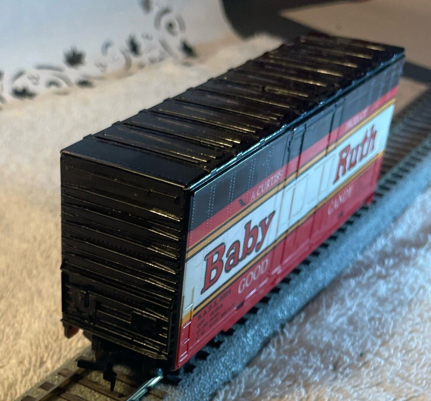 HO Scale TYCO 5432 Baby Ruth Box Car. TESTED! C-6 Good Condition