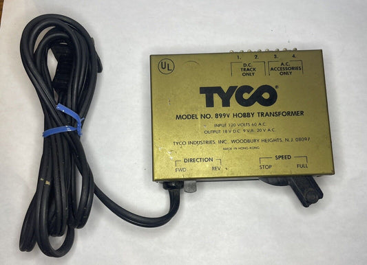Tyco Hobby Transfomrer. Not Tested. Model: 899 V. Vintage