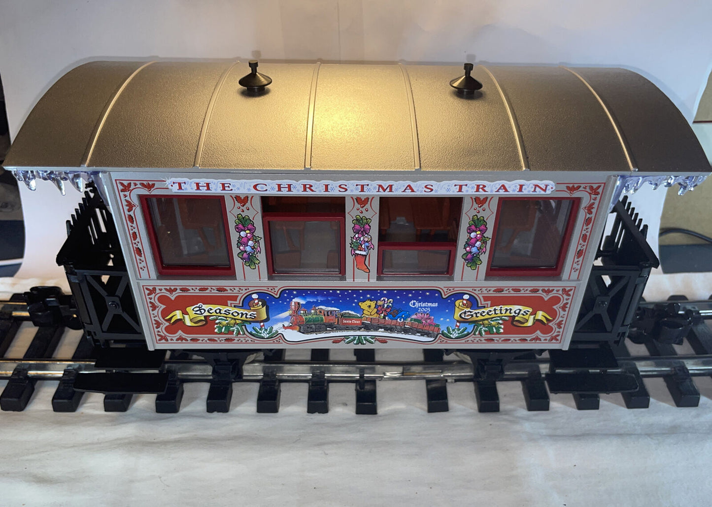🚂 G Scale LGB 33077 Christmas 2003 Passenger Car. Knuckle Couplers! LNIB!! C-8!