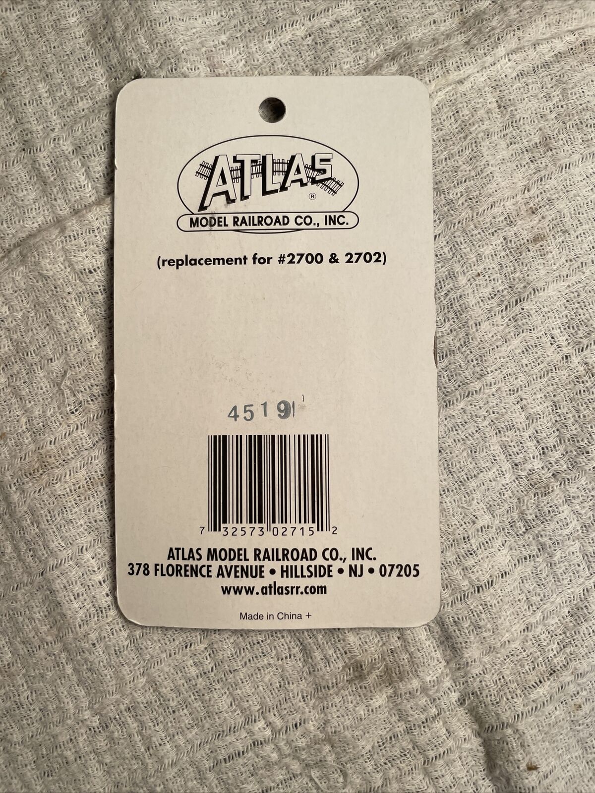 Atlas #2715 N Scale Code 80 Remote Switch Machine - LEFT (1 pc) NEW IN BOX!!