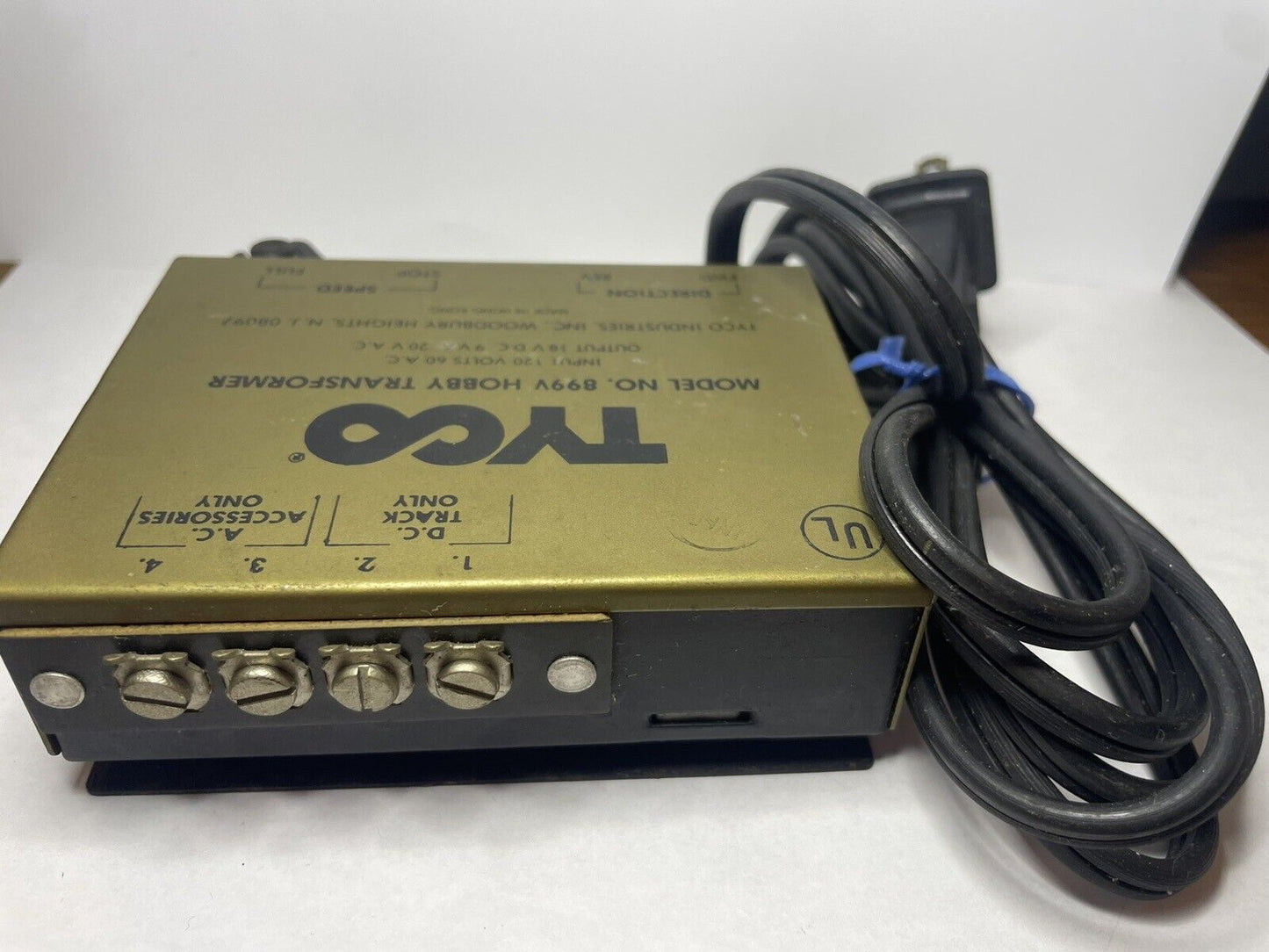 Tyco Hobby Transfomrer. Not Tested. Model: 899 V. Vintage