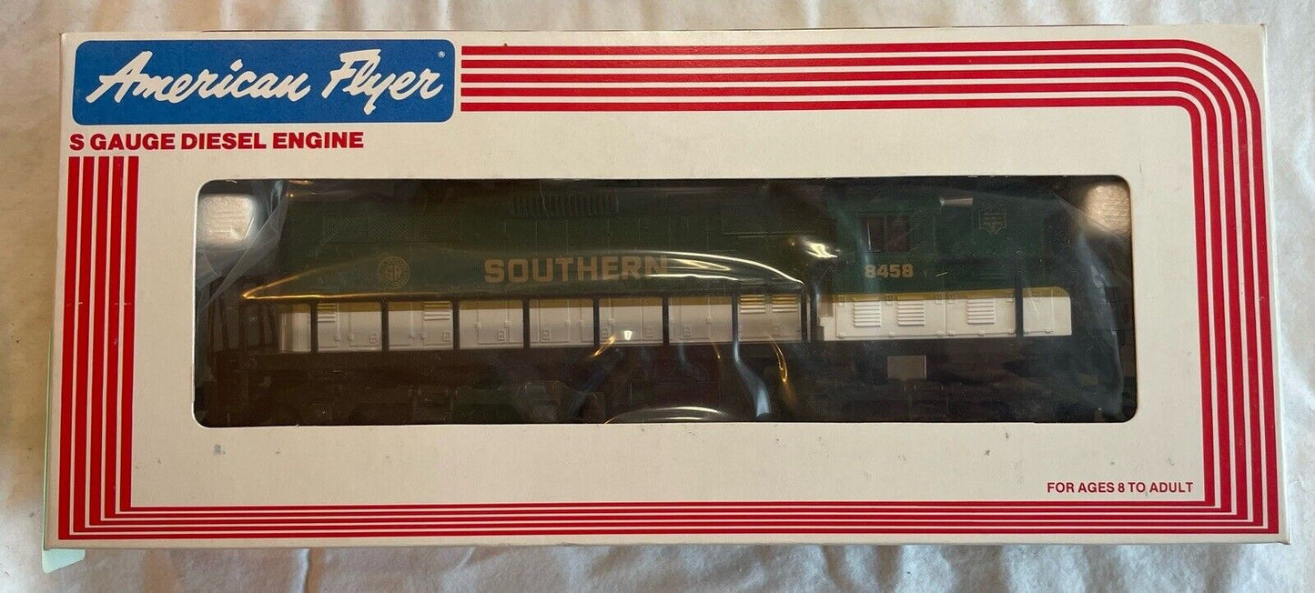 🚂 S Gauge American Flyer 4-8458 Southern GP-9 Diesel Locomotive C-10 MINT in OB