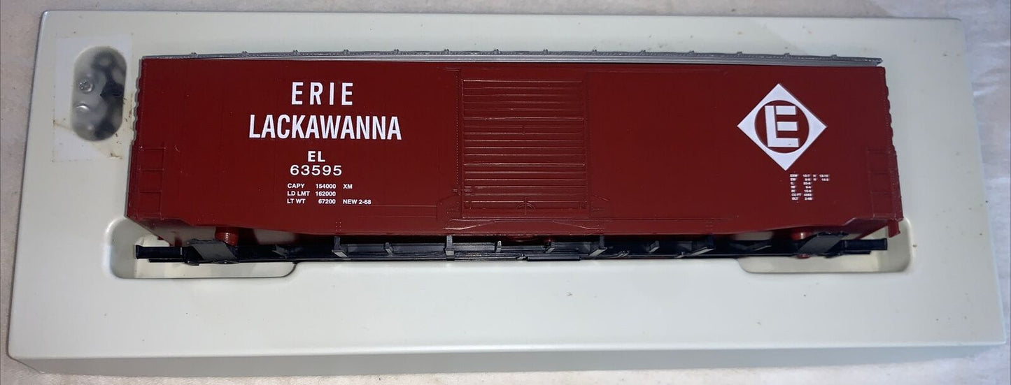 🚂 HO Scale E&C 0206-4 Erie Lackawanna PS-1 Single Door Boxcar #63595 New in Box