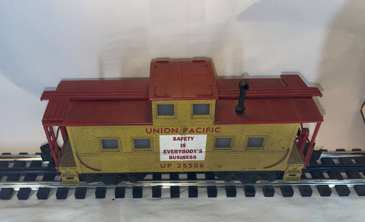 🚂 MTH O Gauge 30-7767 Union Pacific Steel Caboose in Original Box C-6 Very Good