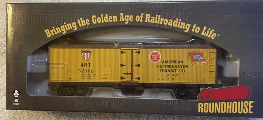 HO Scale Roundhouse 85592 American Refrigerator Transit #52086 Reefer C-10 NIB