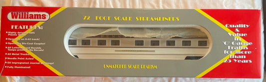 🚂 O Gauge Williams S306 Pennsylvania PRR 72'S Streamliner Coach C-10 MINT