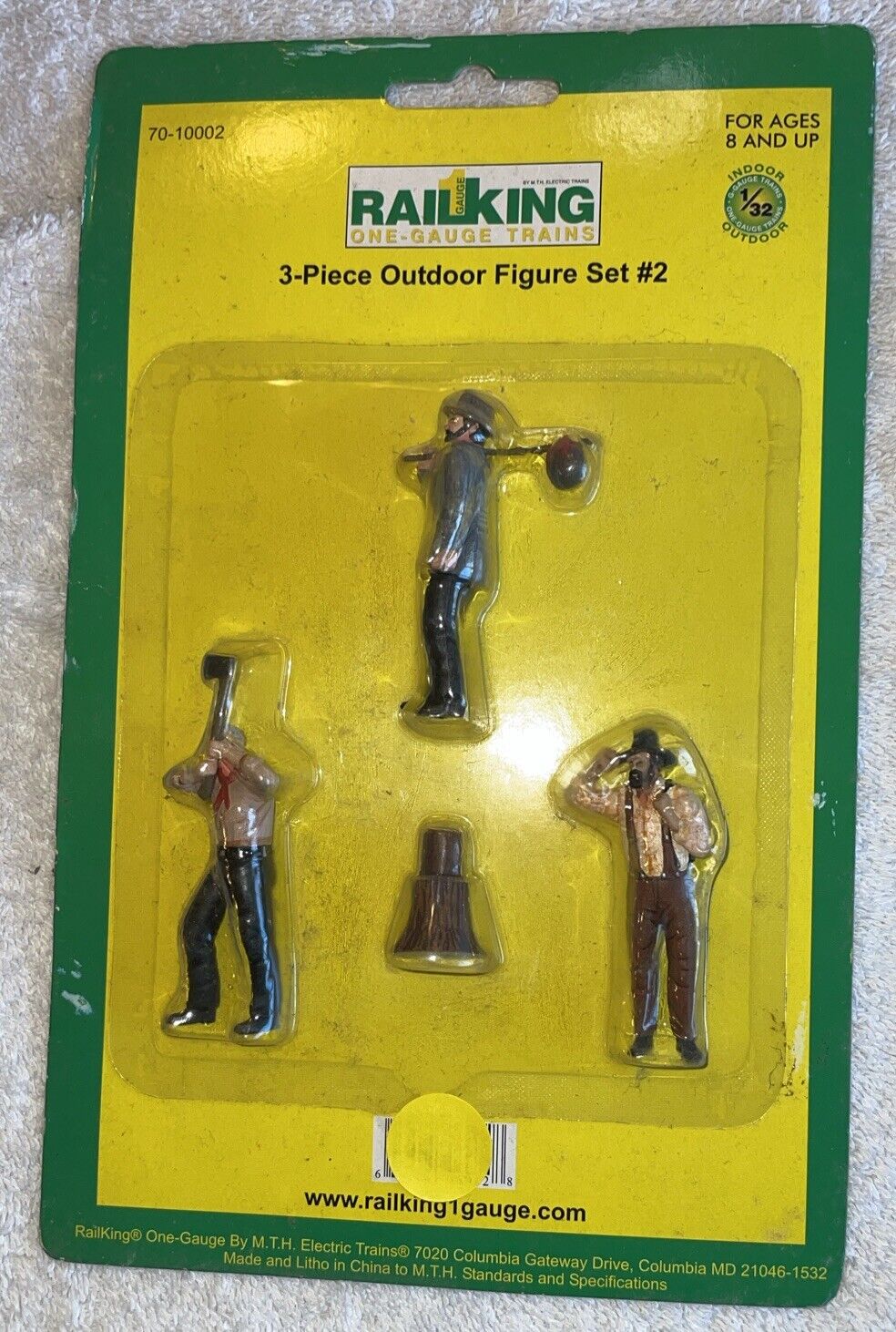 RailKing One-Gauge Trains 3-Piece Outdoor Figure Set #2 70-10002