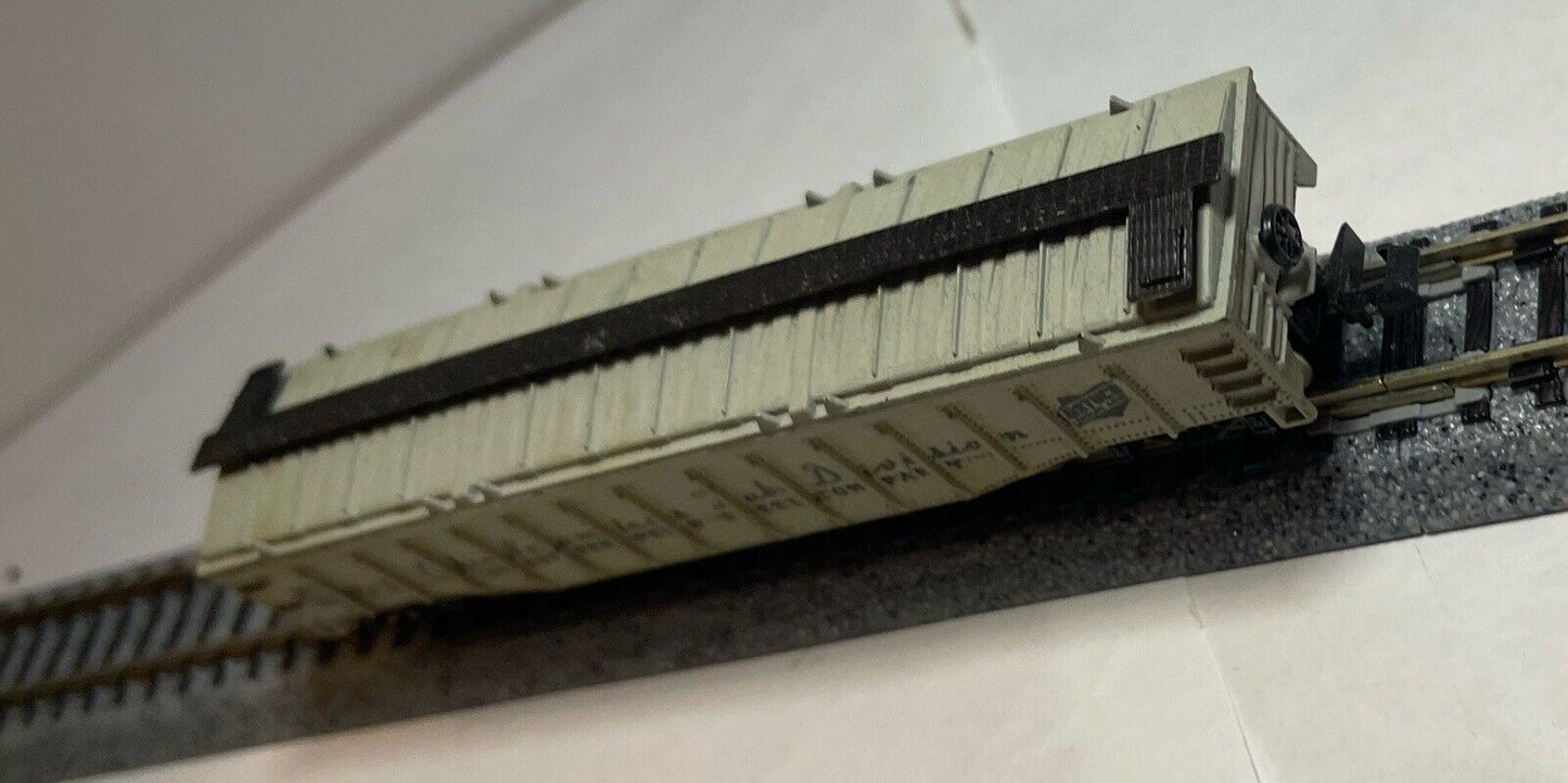 N Scale Set of 2 AHM 5299 Ohio Seamless Tube Division Covered Gondola #1908
